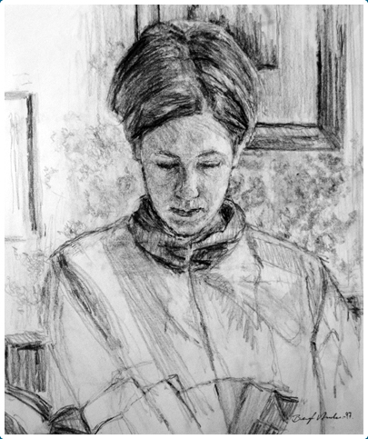 Ung flicka © Bengt Ander